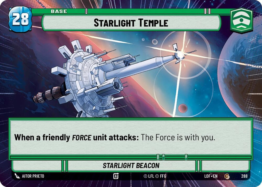 Starlight Temple // Force (Hyperspace) (288 // T06) (LOF)