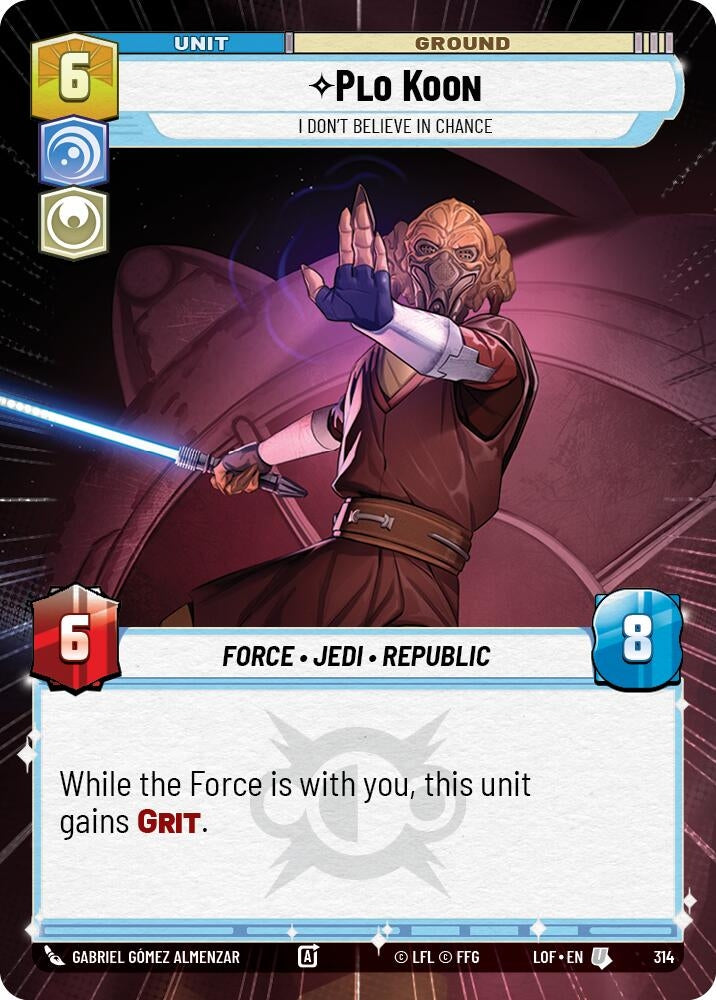 Plo Koon - I Don't Believe in Chance (Hyperspace) (314) (LOF)