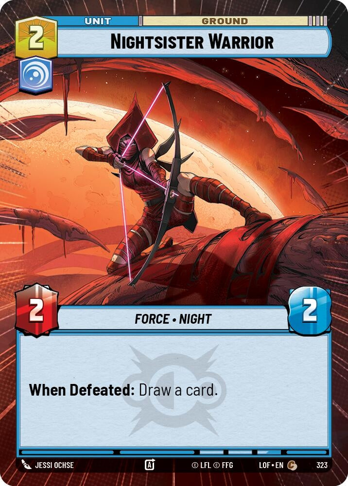 Nightsister Warrior (Hyperspace) (323) (LOF)