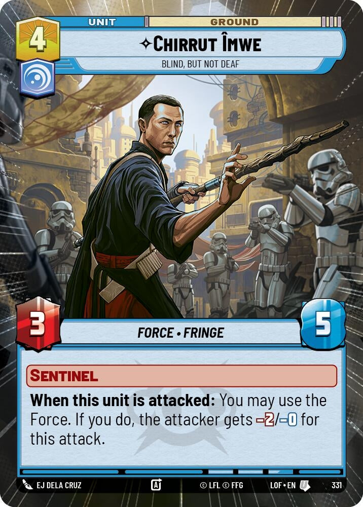 Chirrut Imwe - Blind, but not Deaf (Hyperspace) (331) (LOF)