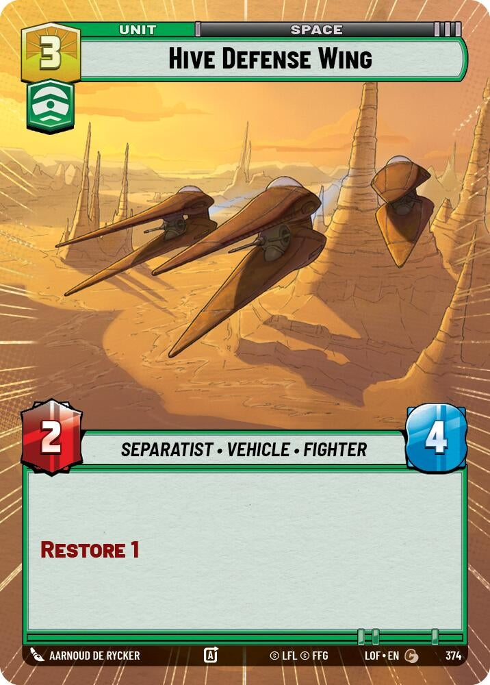 Hive Defense Wing (Hyperspace) (374) (LOF)