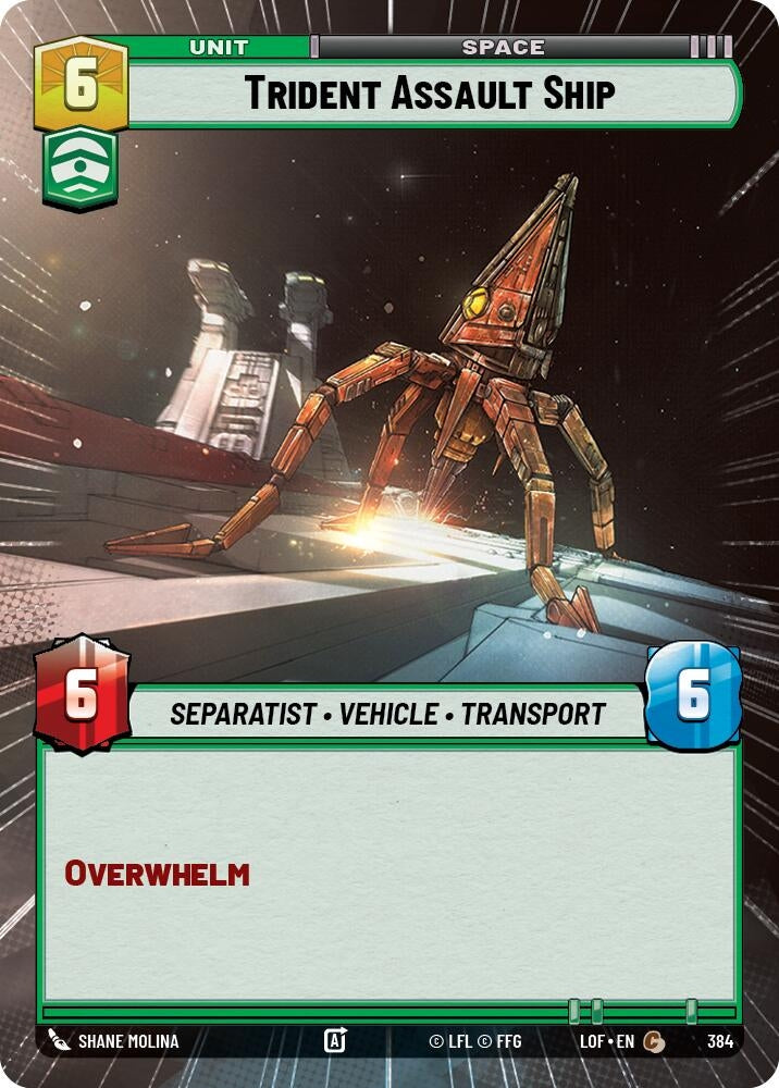 Trident Assault Ship (Hyperspace) (384) (LOF)