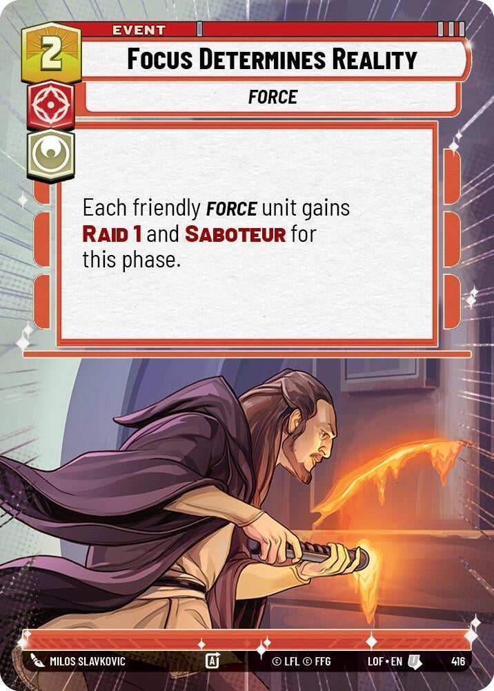 Focus Determines Reality (Hyperspace) (416) (LOF)