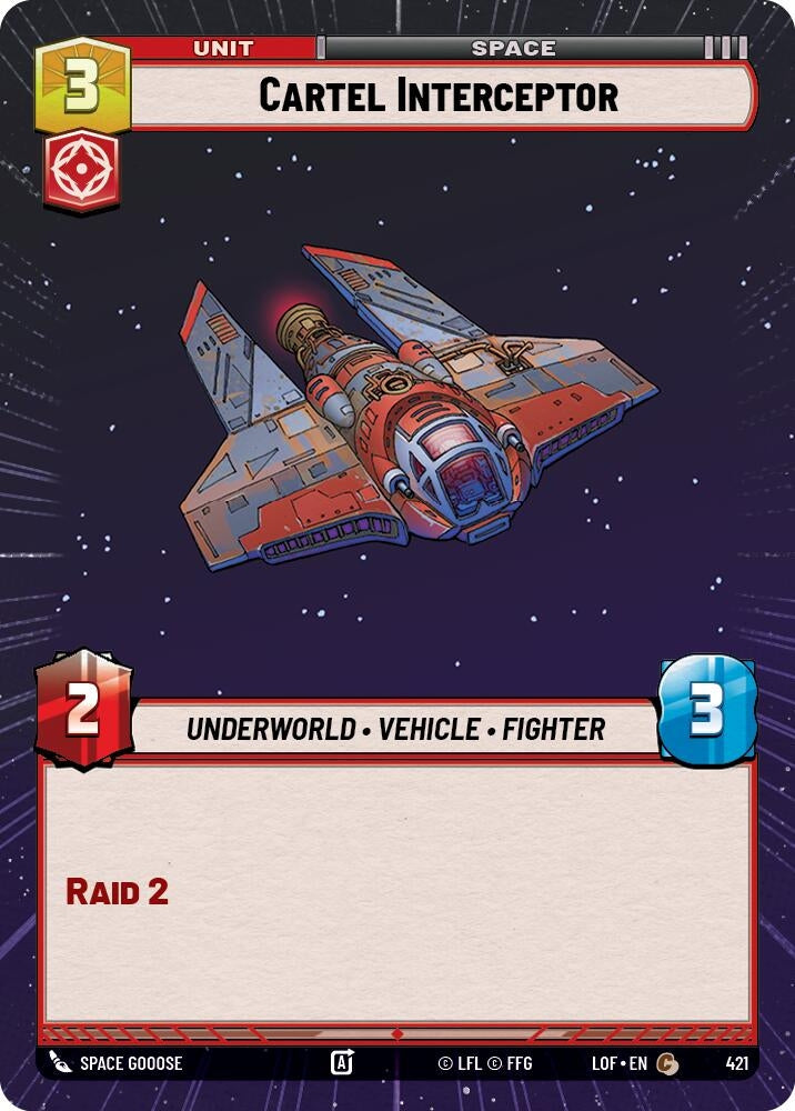 Cartel Interceptor (Hyperspace) (421) (LOF)