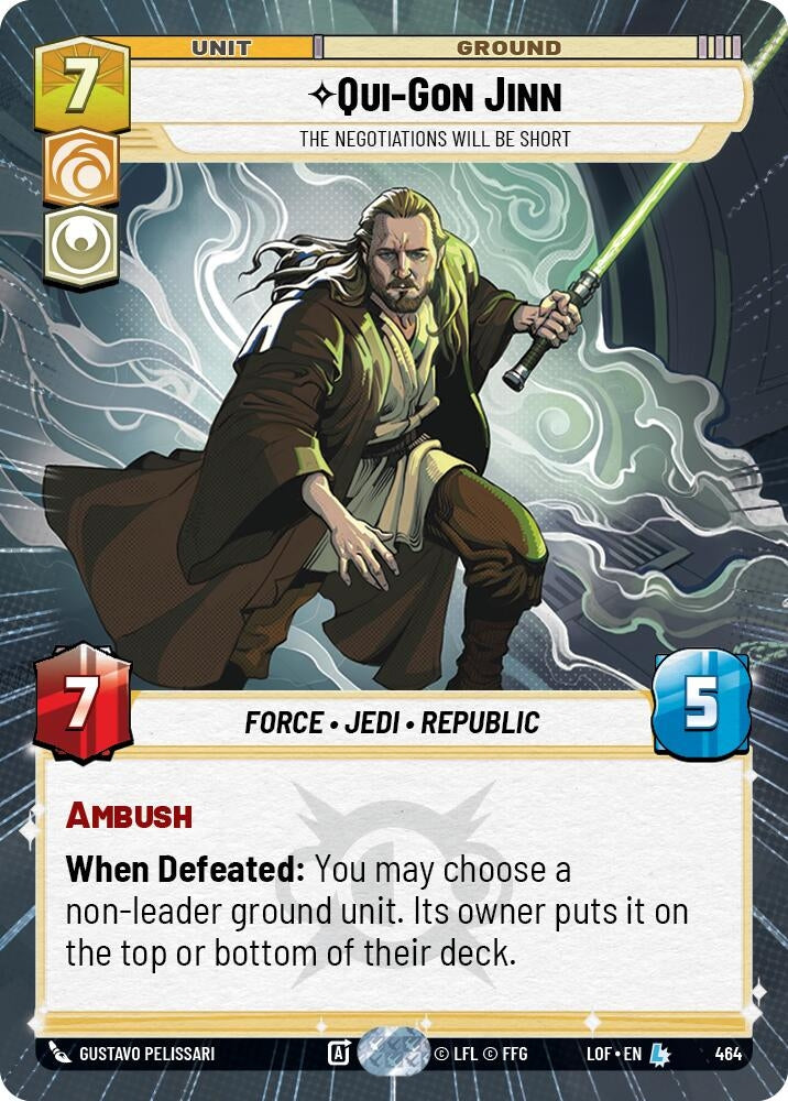 Qui-Gon Jinn - The Negotiations Will Be Short (Hyperspace) (464) (LOF)