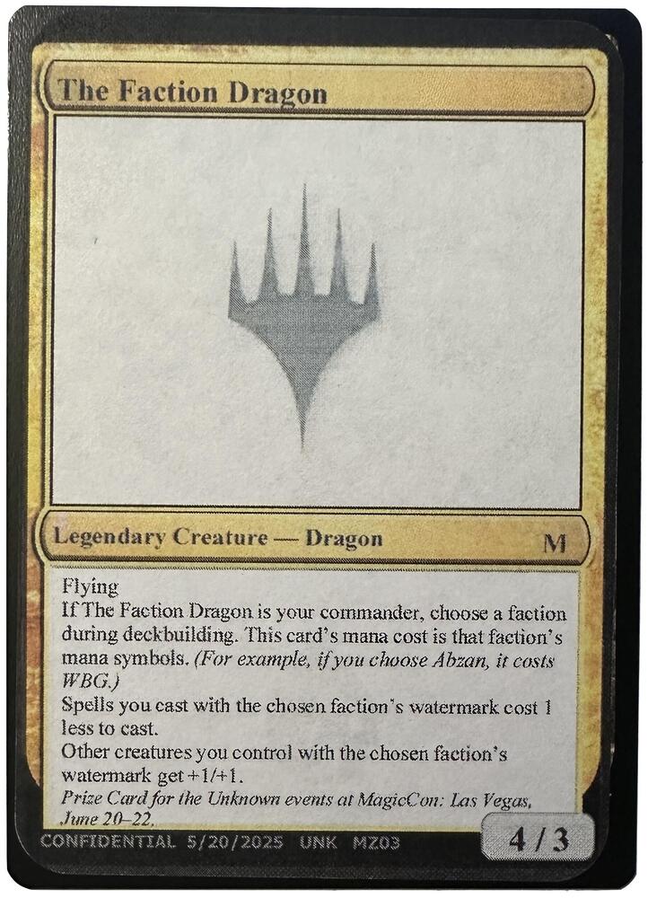 The Faction Dragon (UNK)