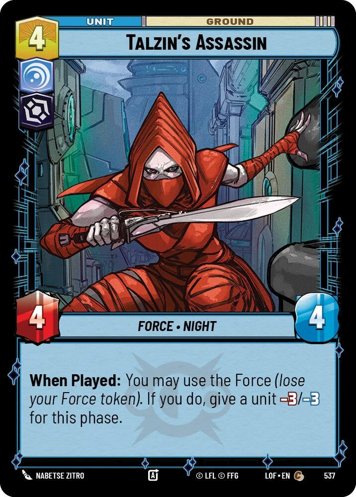 Talzin's Assassin (Foil) (537) (LOF)