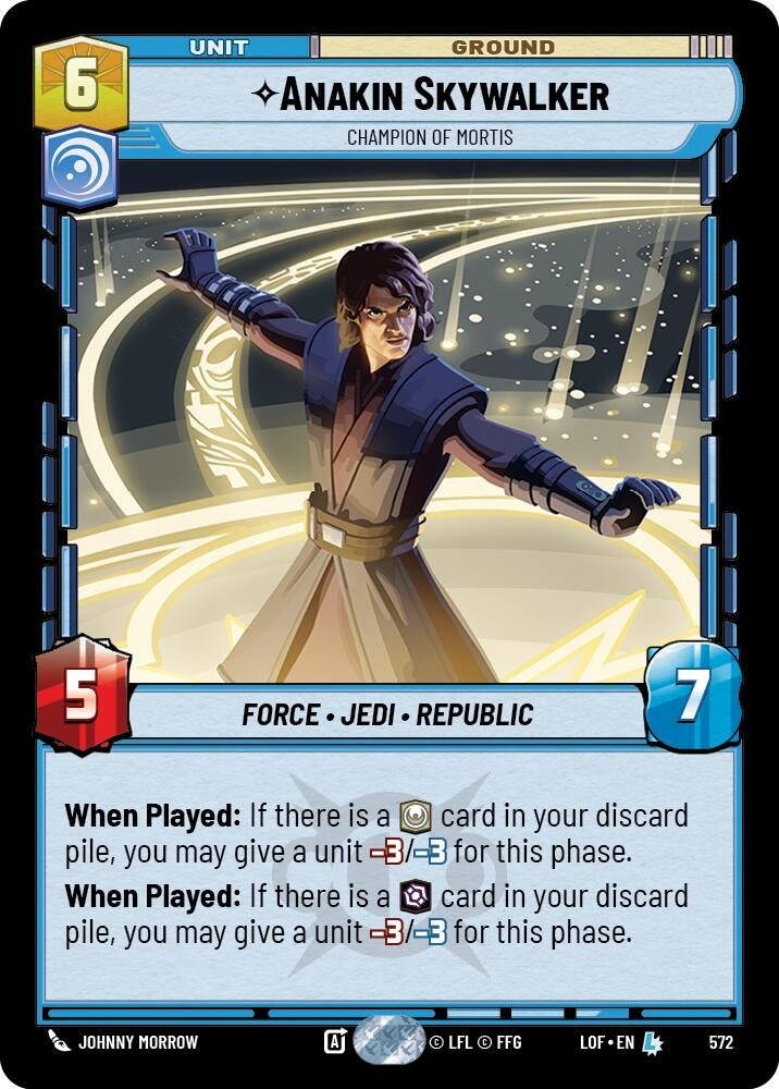 Anakin Skywalker - Champion of Mortis (Foil) (572) (LOF)
