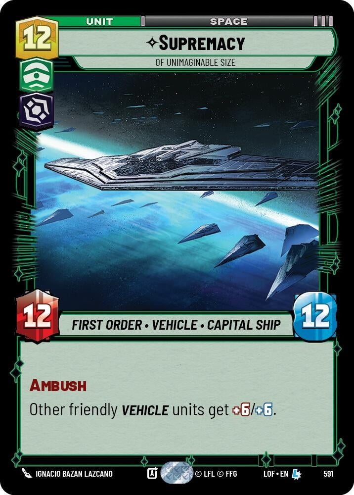 Supremacy - Of Unimaginable Size (Foil) (591) (LOF)