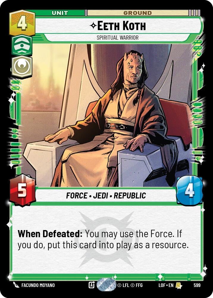 Eeth Koth - Spiritual Warrior (Foil) (599) (LOF)
