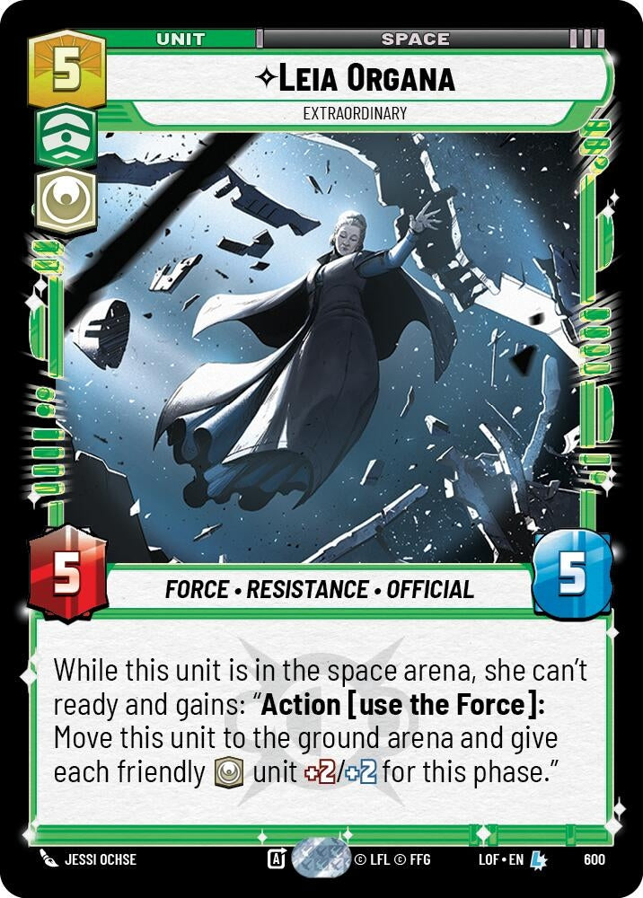 Leia Organa - Extraordinary (Foil) (600) (LOF)