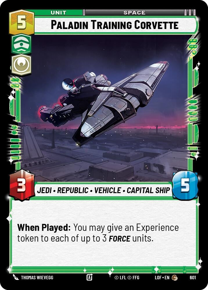 Paladin Training Corvette (Foil) (601) (LOF)