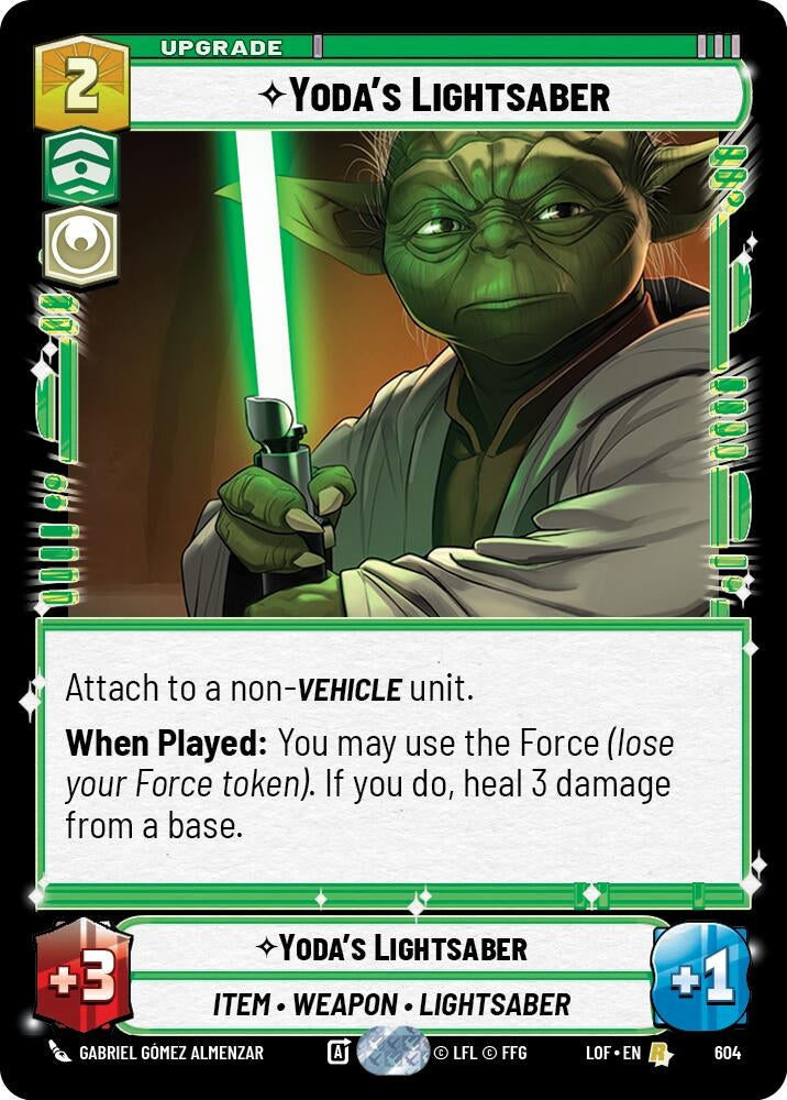 Yoda's Lightsaber (Foil) (604) (LOF)