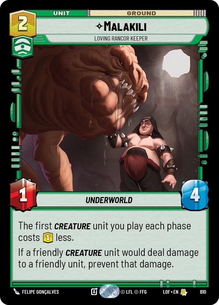Malakili - Loving Rancor Keeper (Foil) (610) (LOF)