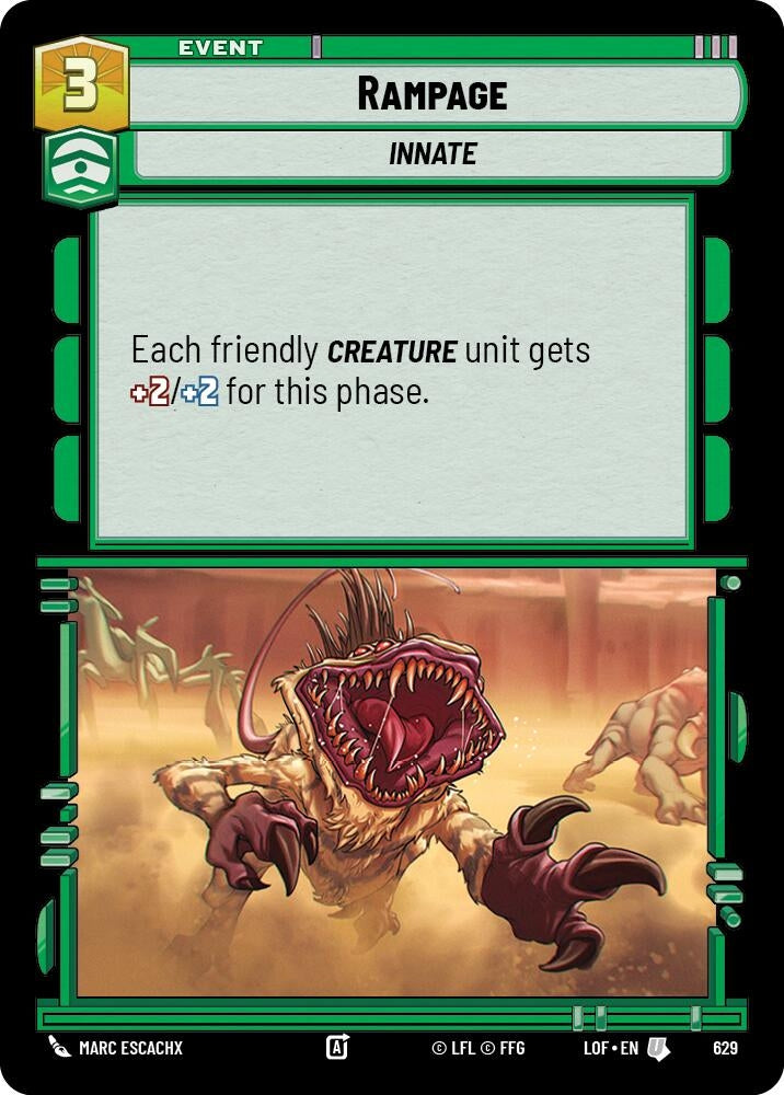Rampage (Foil) (629) (LOF)