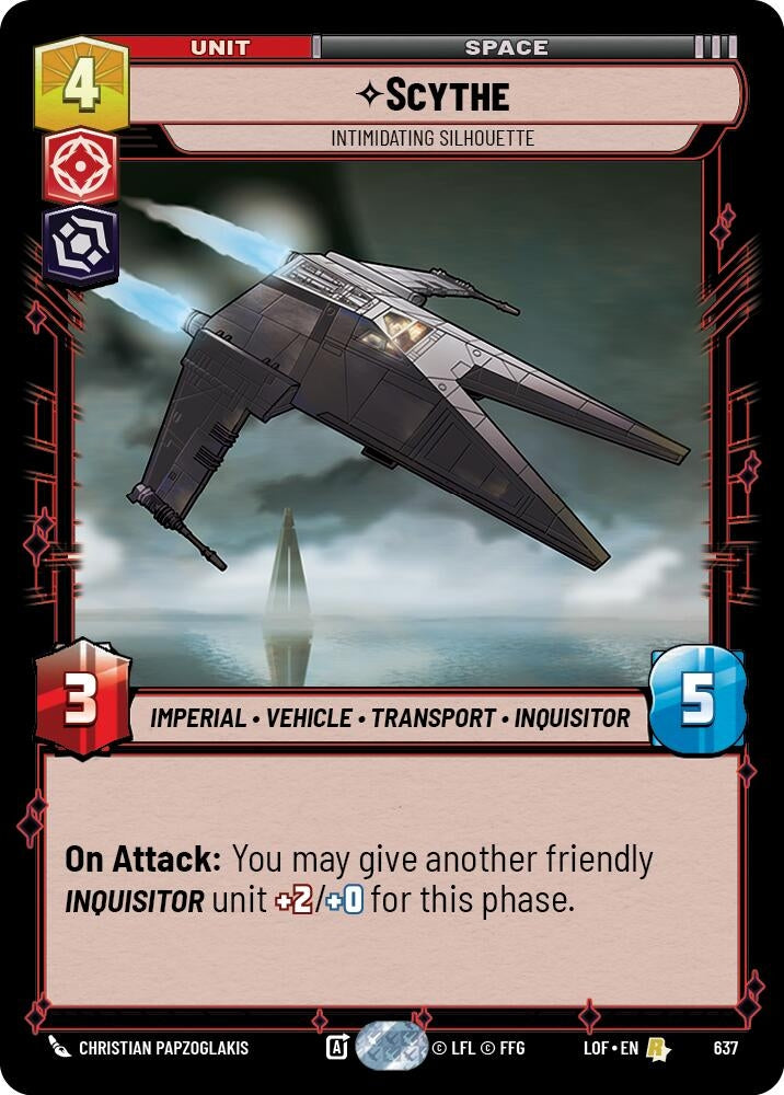 Scythe - Intimidating Silhouette (Foil) (637) (LOF)