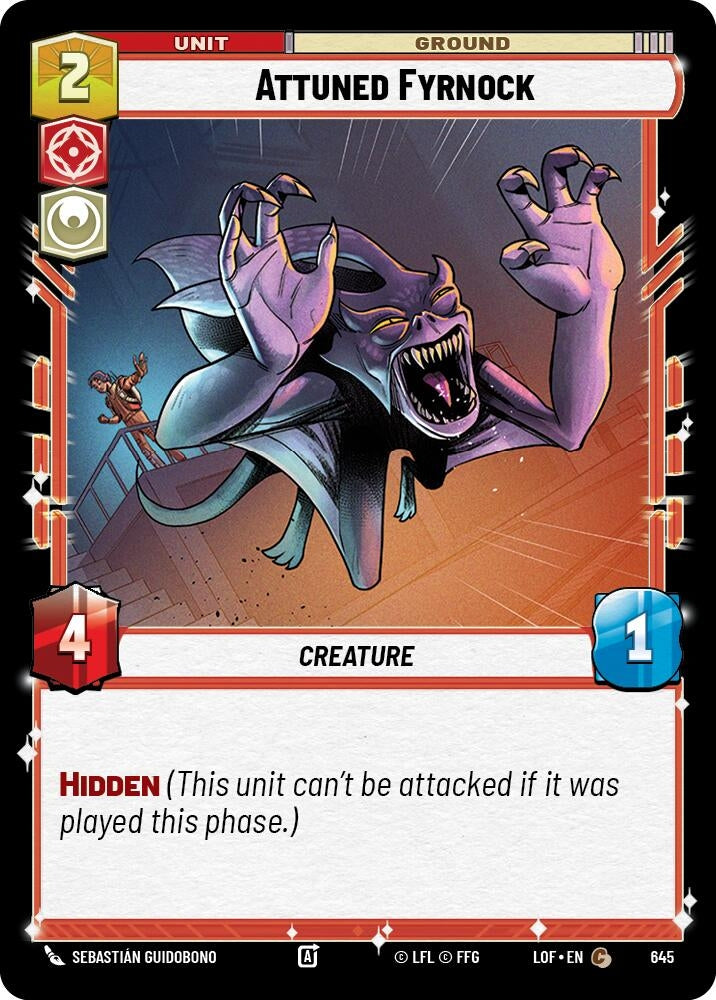 Attuned Fyrnock (Foil) (645) (LOF)