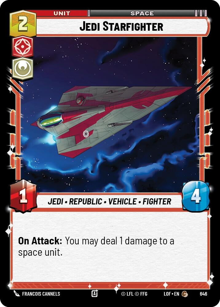 Jedi Starfighter (Foil) (646) (LOF)