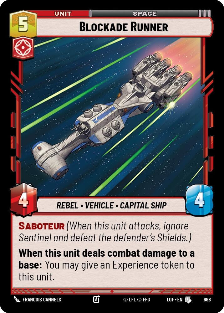 Blockade Runner (Foil) (668) (LOF)
