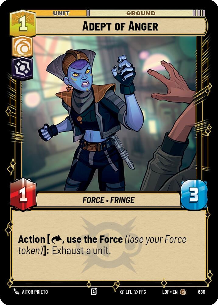 Adept of Anger (Foil) (680) (LOF)