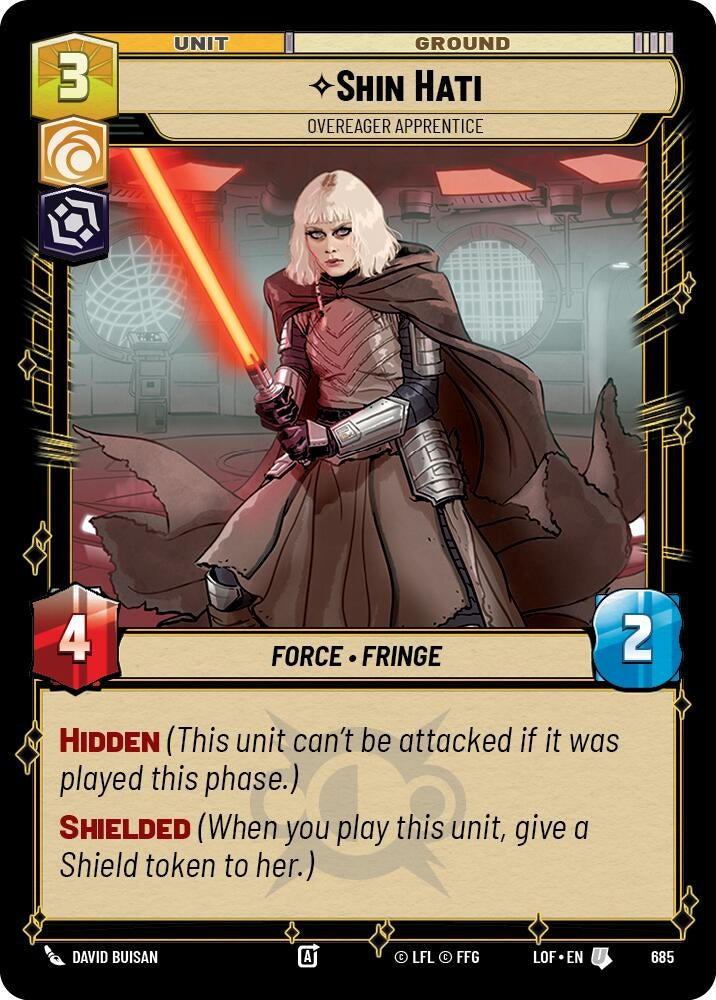 Shin Hati - Overeager Apprentice (Foil) (685) (LOF)