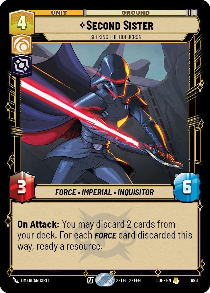 Second Sister - Seeking the Holocron (Foil) (686) (LOF)