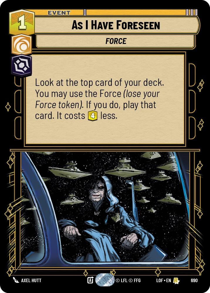 As I Have Foreseen (Foil) (690) (LOF)