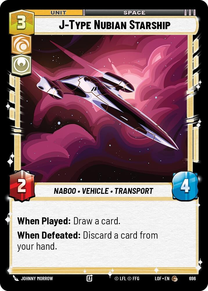 J-Type Nubian Starship (Foil) (696) (LOF)