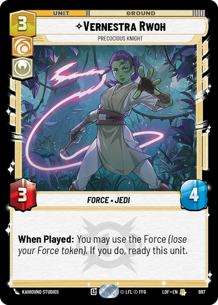 Vernestra Rwoh - Precocious Knight (Foil) (697) (LOF)