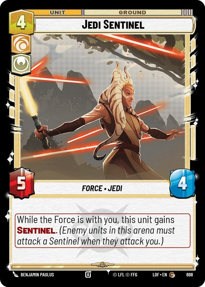Jedi Sentinel (Foil) (698) (LOF)