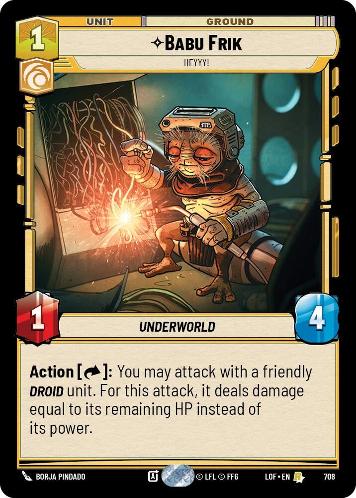 Babu Frik - Heyyy! (Foil) (708) (LOF)