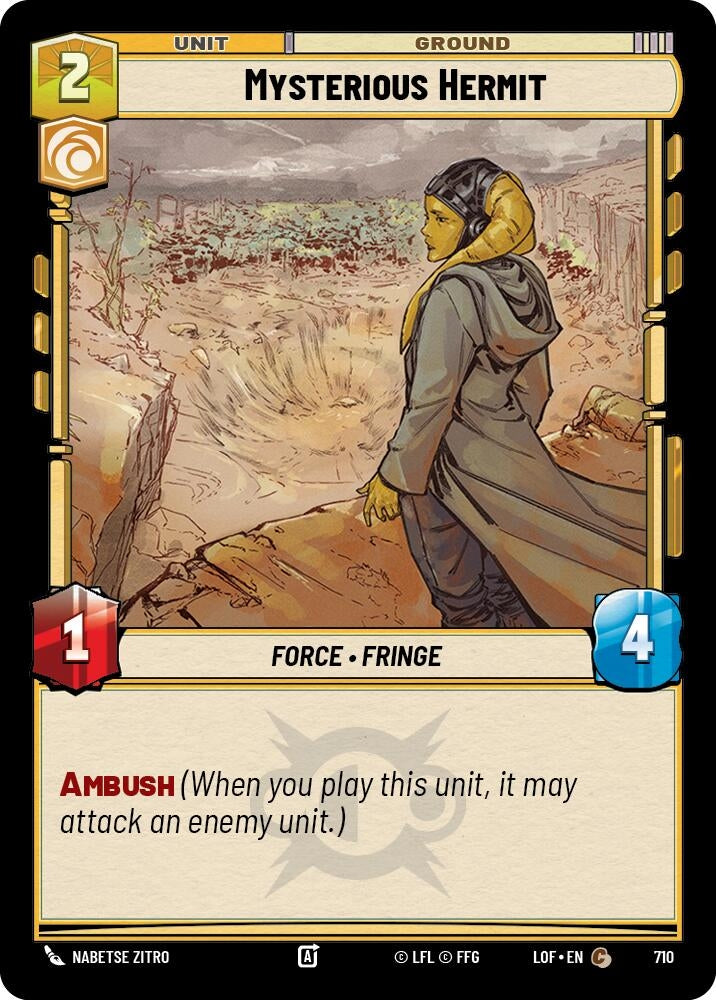 Mysterious Hermit (Foil) (710) (LOF)