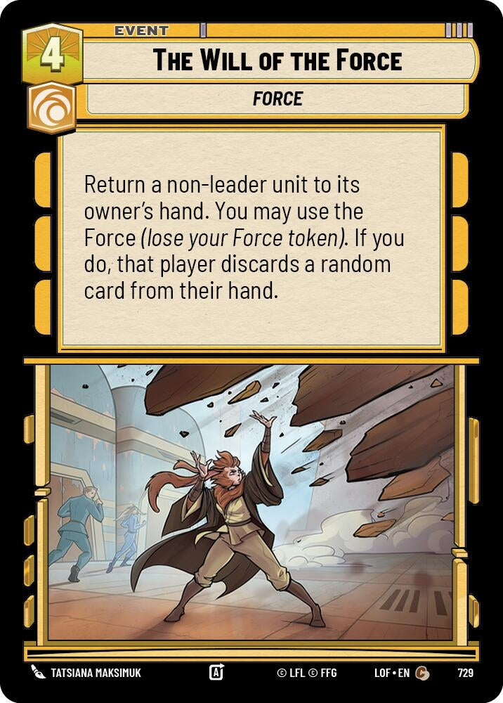 The Will of the Force (Foil) (729) (LOF)