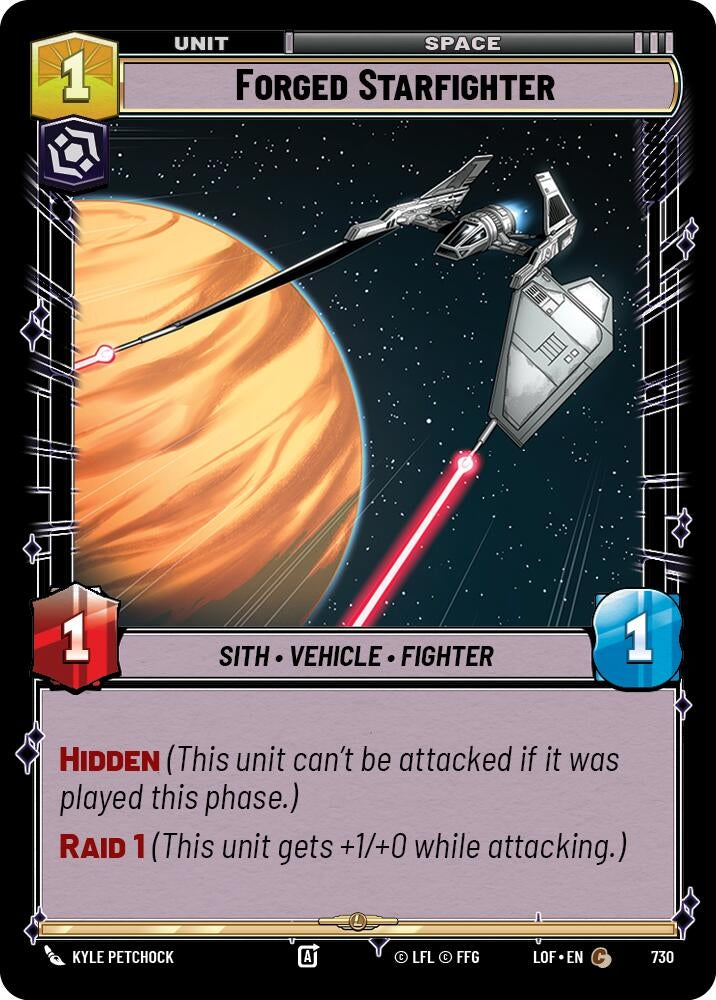 Forged Starfighter (Foil) (730) (LOF)