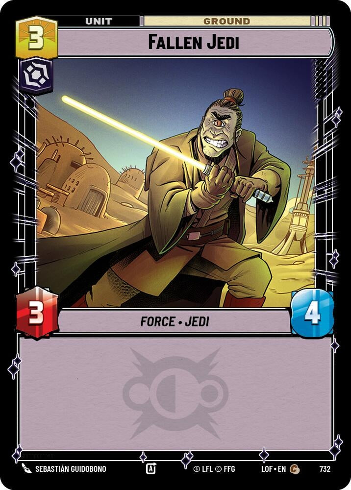 Fallen Jedi (Foil) (732) (LOF)