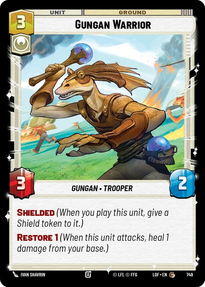 Gungan Warrior (Foil) (749) (LOF)