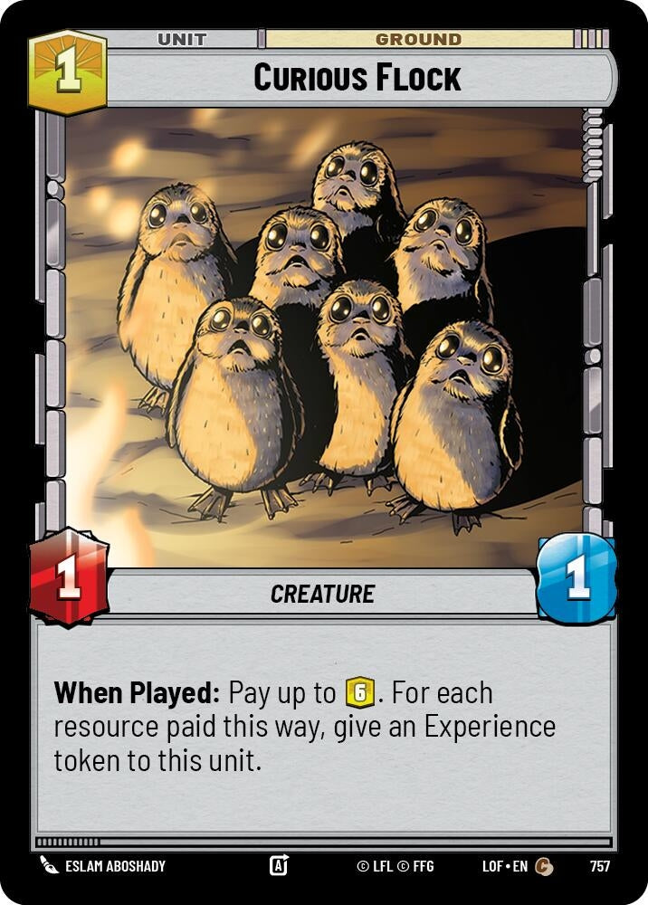 Curious Flock (Foil) (757) (LOF)