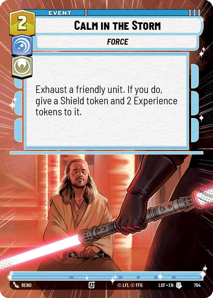 Calm in the Storm (Hyperspace Foil) (794) (LOF)