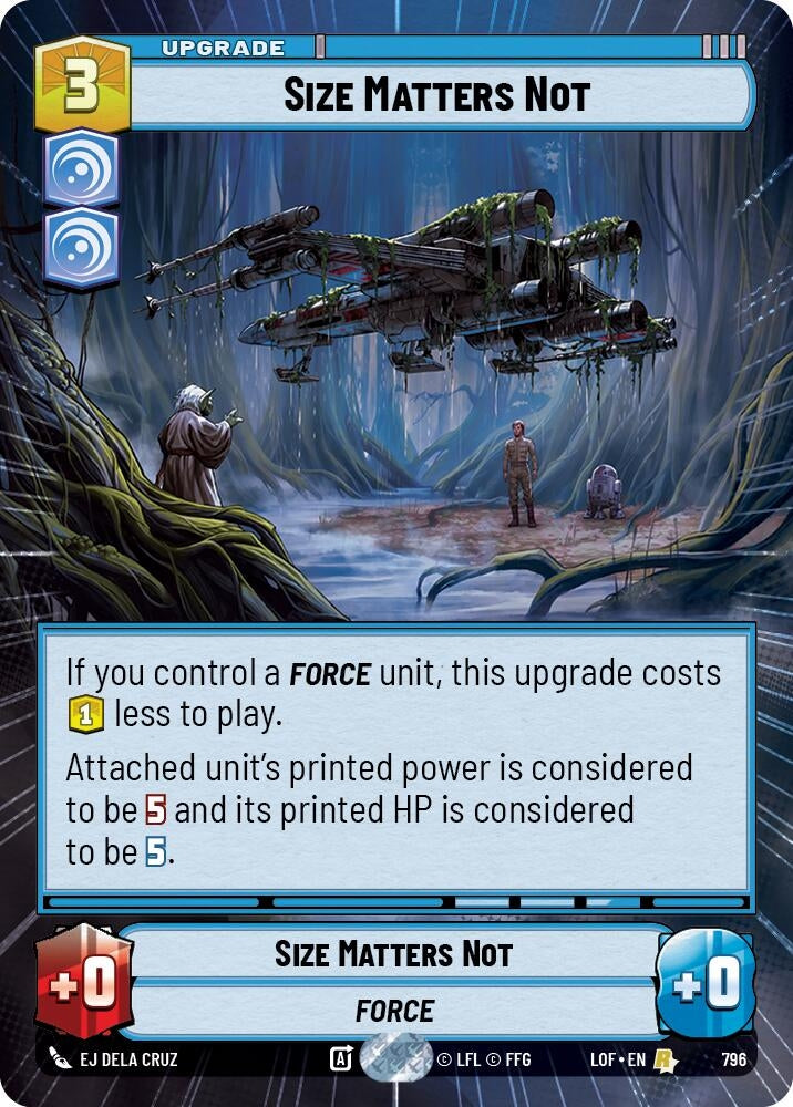 Size Matters Not (Hyperspace Foil) (796) (LOF)