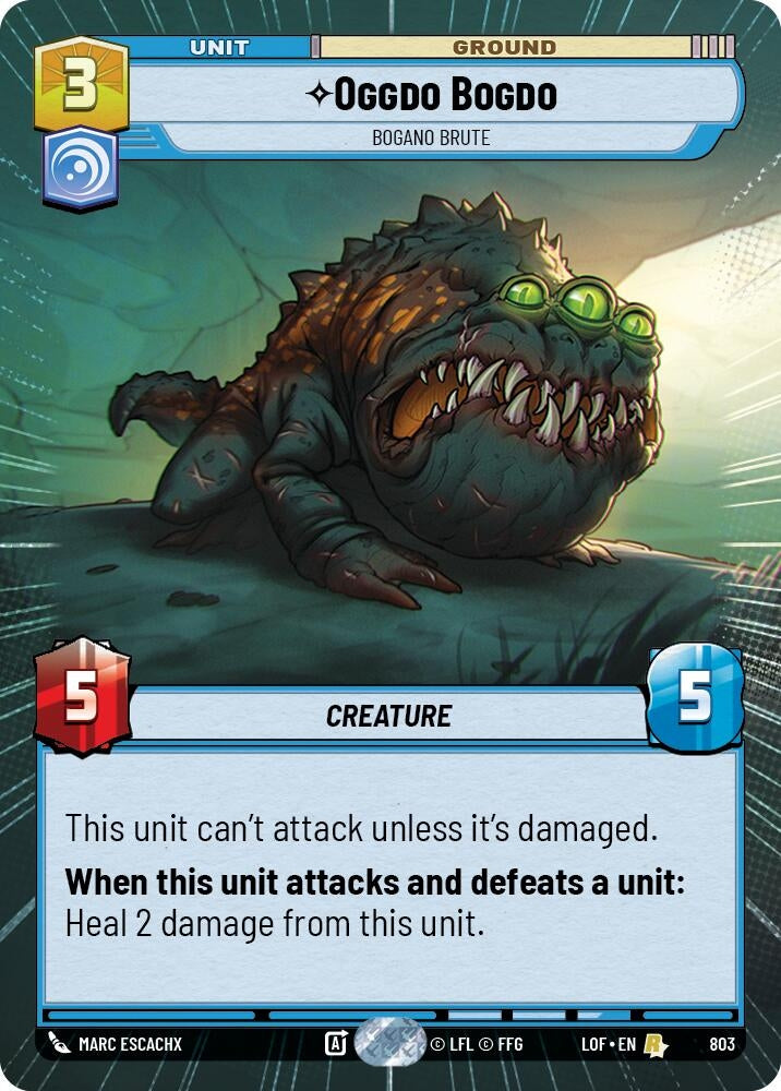 Oggdo Bogdo - Bogano Brute (Hyperspace Foil) (803) (LOF)