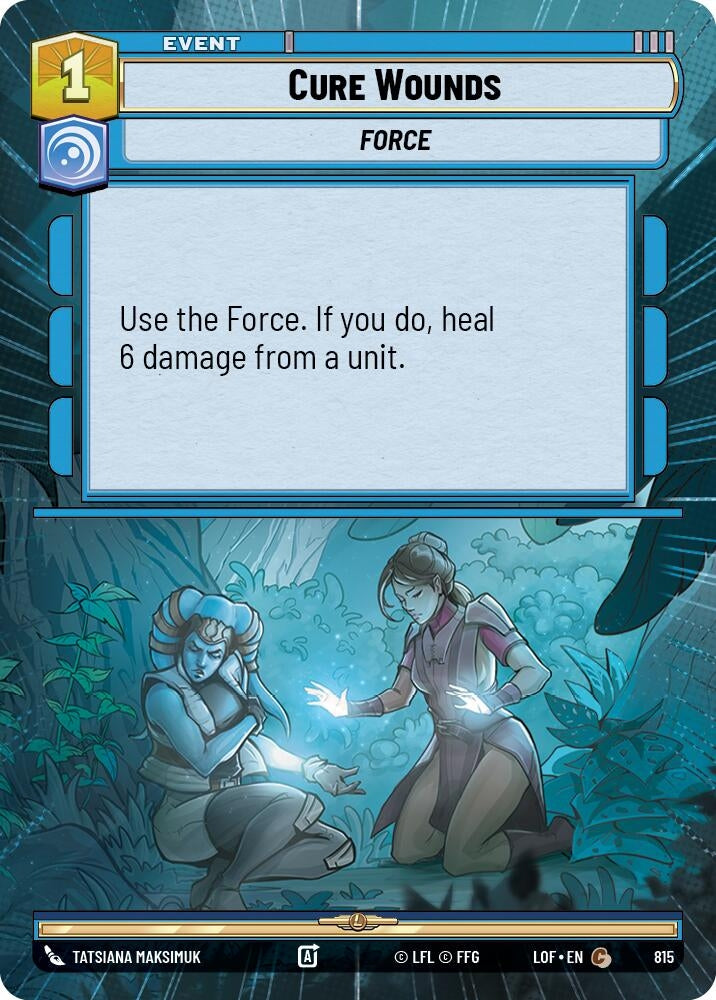 Cure Wounds (Hyperspace Foil) (815) (LOF)
