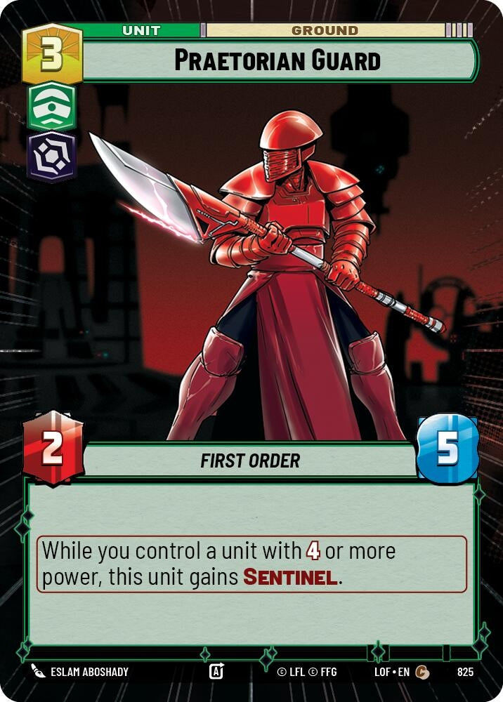 Praetorian Guard (Hyperspace Foil) (825) (LOF)