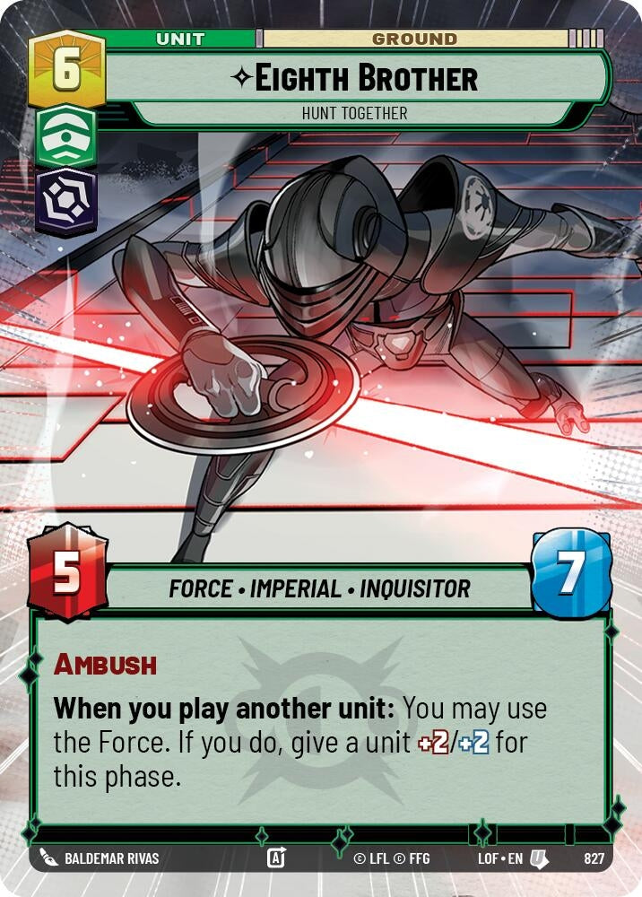 Eighth Brother - Hunt Together (Hyperspace Foil) (827) (LOF)