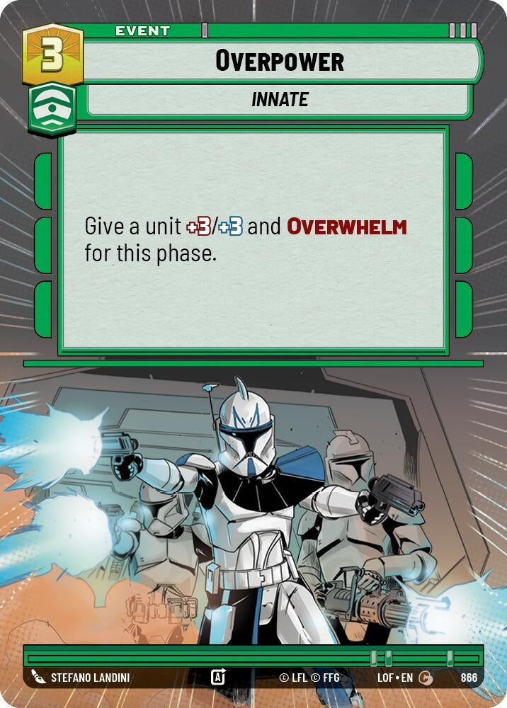 Overpower (Hyperspace Foil) (866) (LOF)