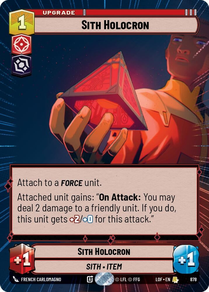 Sith Holocron (Hyperspace Foil) (878) (LOF)
