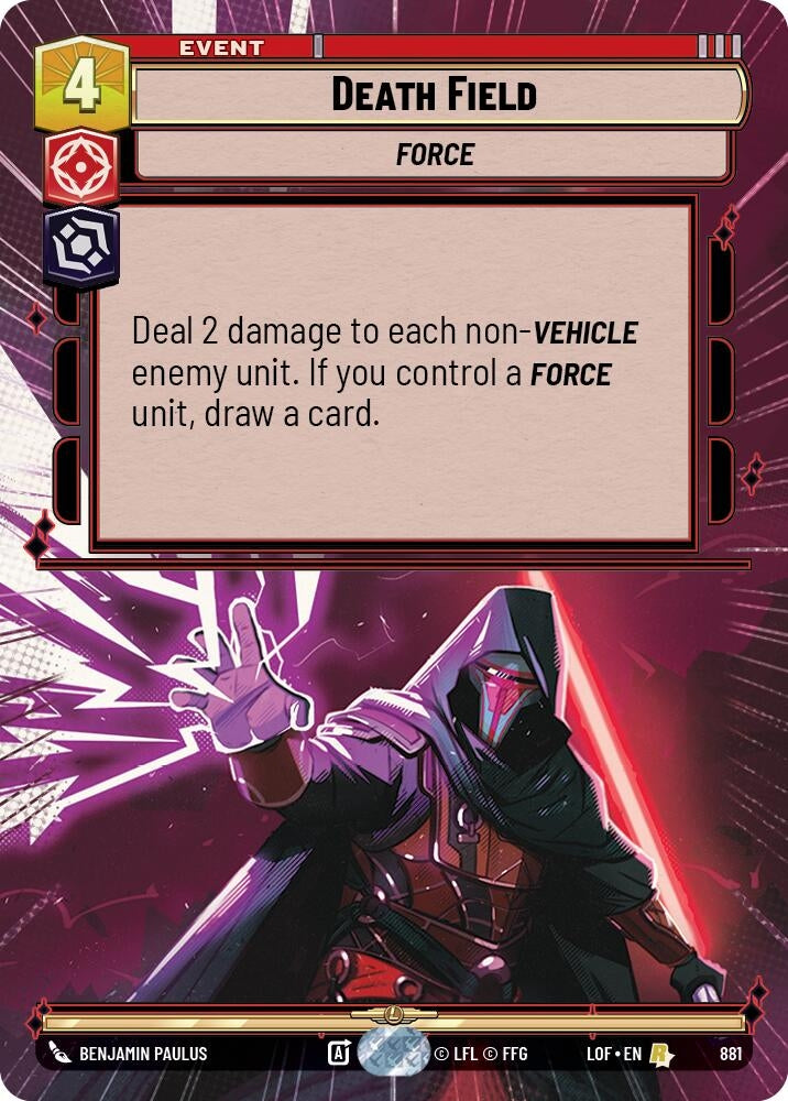 Death Field (Hyperspace Foil) (881) (LOF)