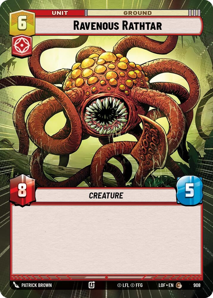 Ravenous Rathtar (Hyperspace Foil) (908) (LOF)