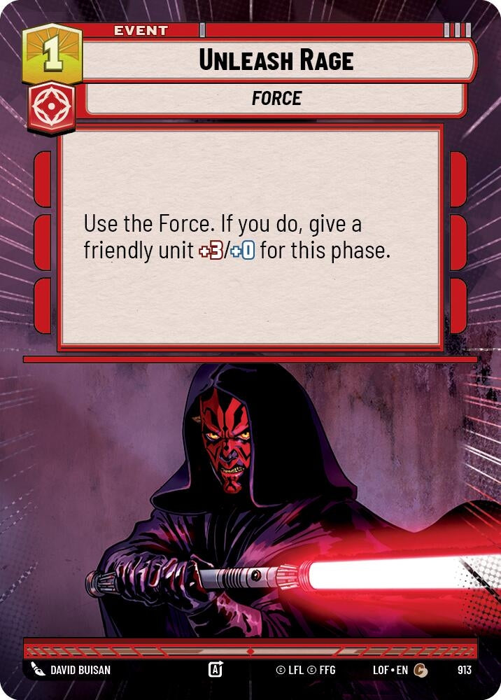 Unleash Rage (Hyperspace Foil) (913) (LOF)