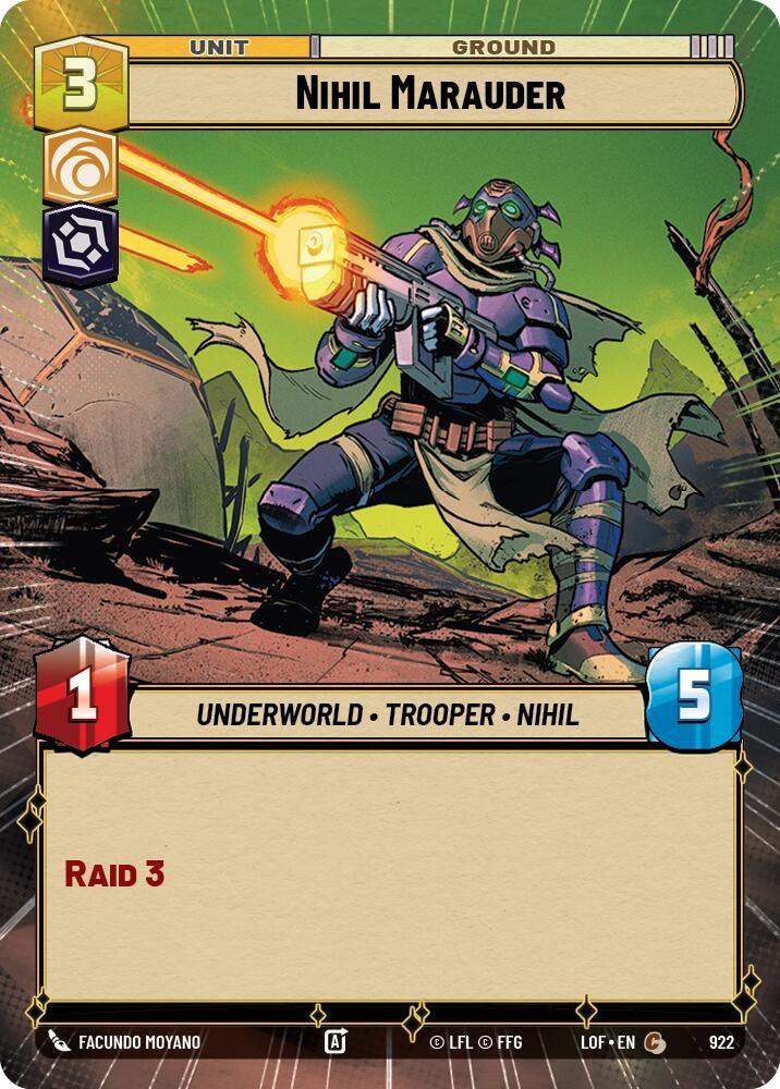 Nihil Marauder (Hyperspace Foil) (922) (LOF)