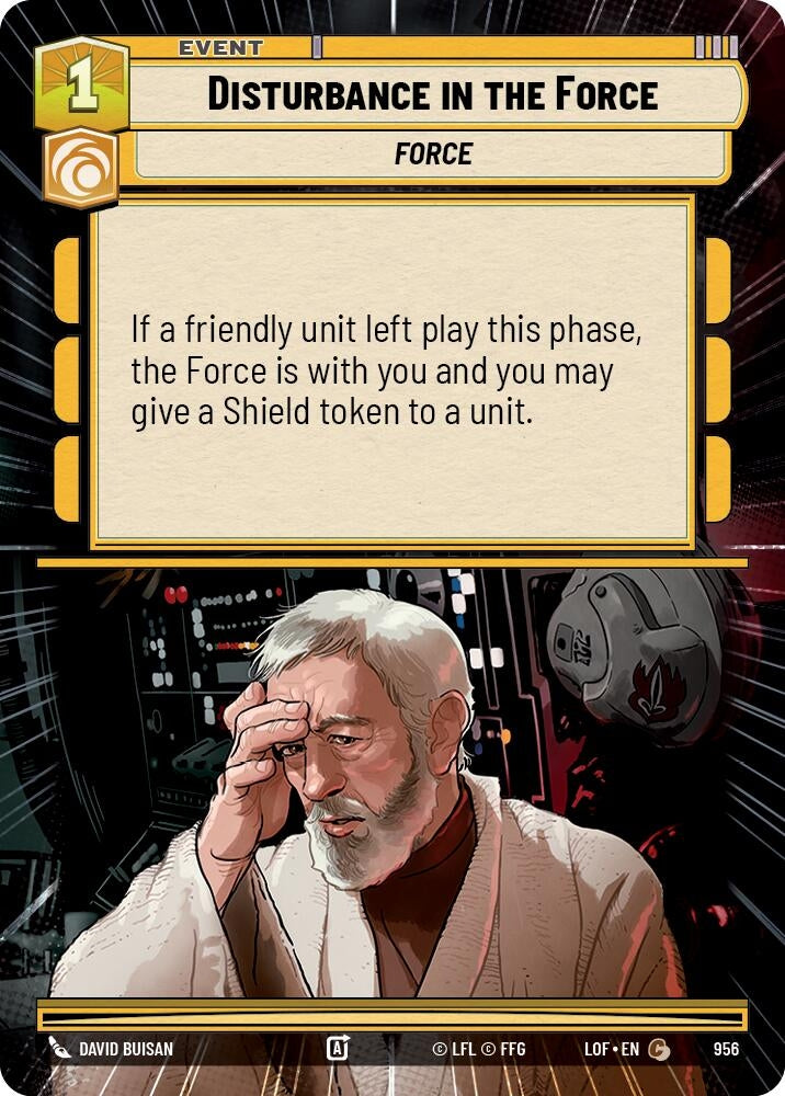 Disturbance in the Force (Hyperspace Foil) (956) (LOF)